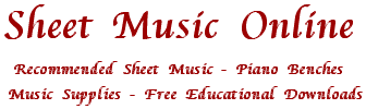 sheet music online - the original since 1995